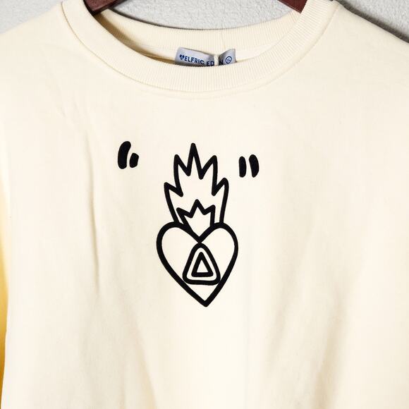 NEW Aelfric Eden Women’s Sweatshirt Streetwear Indie Graphic Print Oversized XL - Picture 3 of 9